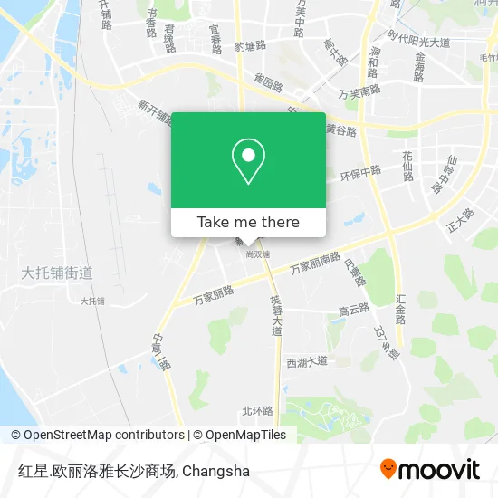 红星.欧丽洛雅长沙商场 map