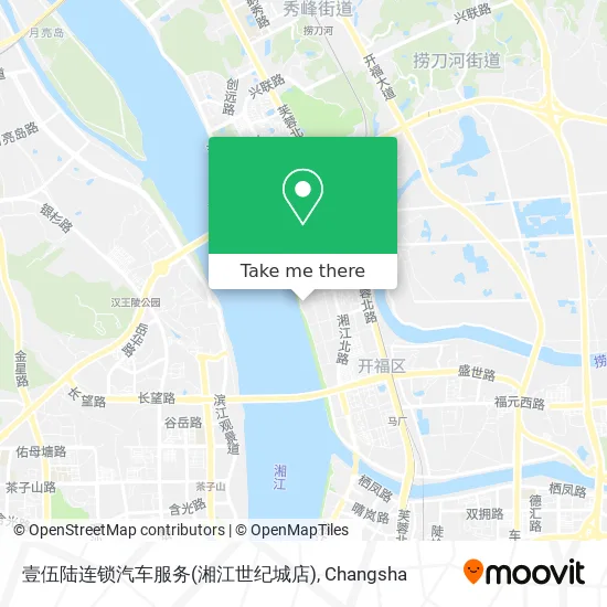 壹伍陆连锁汽车服务(湘江世纪城店) map