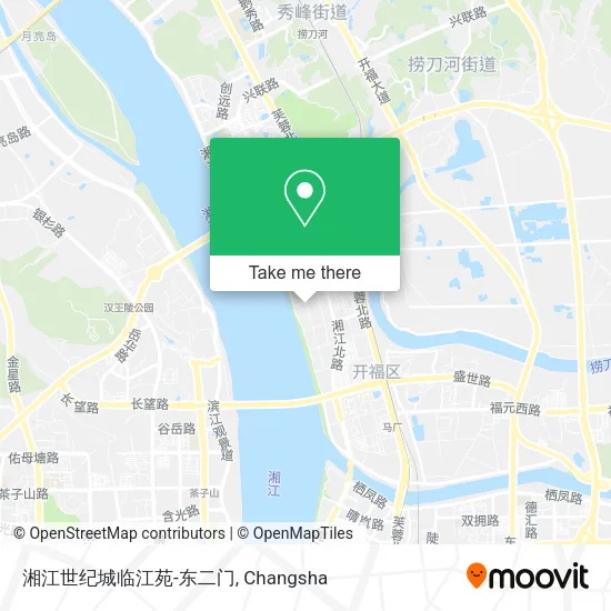 湘江世纪城临江苑-东二门 map