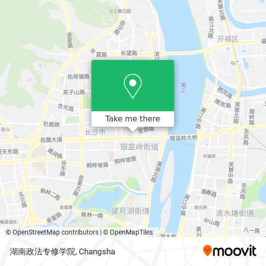 湖南政法专修学院 map
