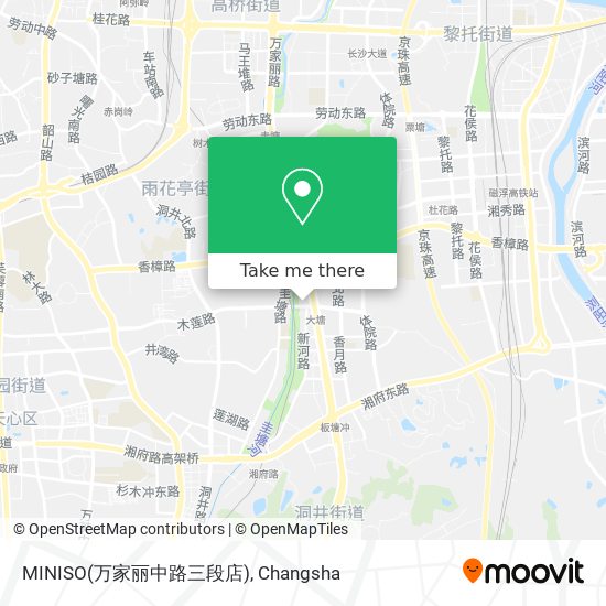 MINISO(万家丽中路三段店) map