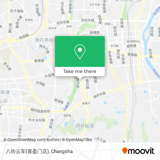 八街云车(喜盈门店) map