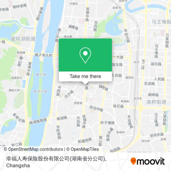 幸福人寿保险股份有限公司(湖南省分公司) map