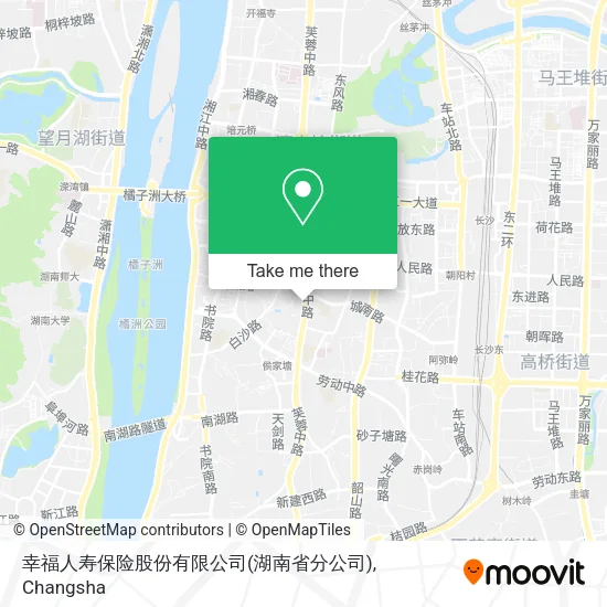 幸福人寿保险股份有限公司(湖南省分公司) map