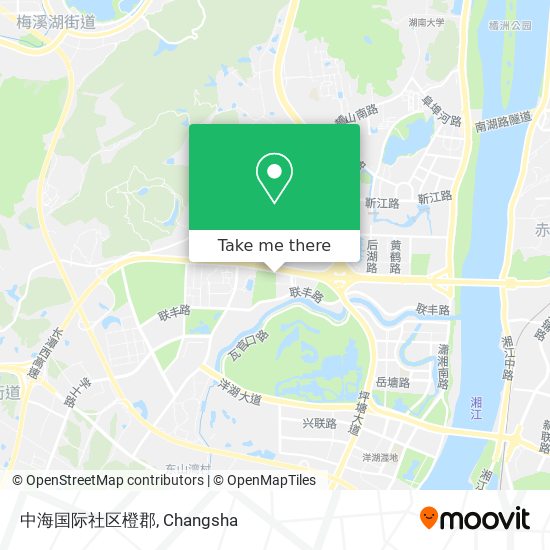 中海国际社区橙郡 map