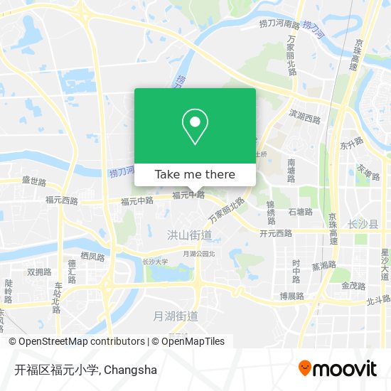 开福区福元小学 map