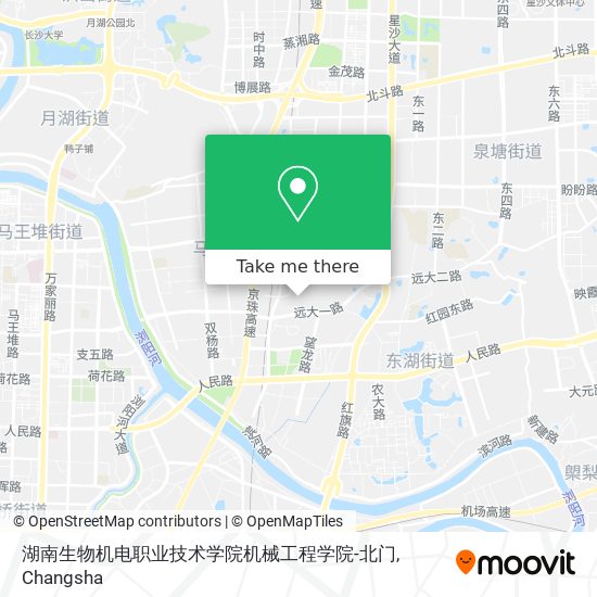 湖南生物机电职业技术学院机械工程学院-北门 map
