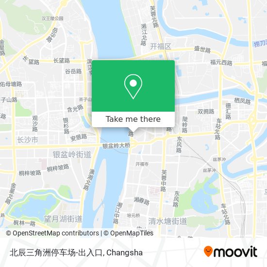 北辰三角洲停车场-出入口 map