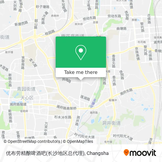 优布劳精酿啤酒吧(长沙地区总代理) map