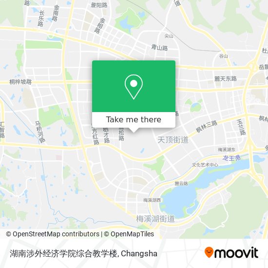 湖南涉外经济学院综合教学楼 map