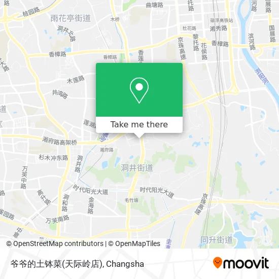 爷爷的土钵菜(天际岭店) map