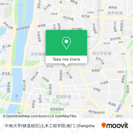 中南大学(铁道校区)土木工程学院-南门 map