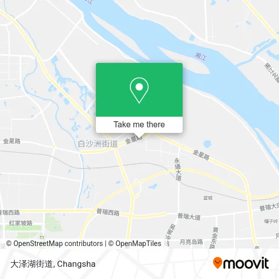大泽湖街道 map