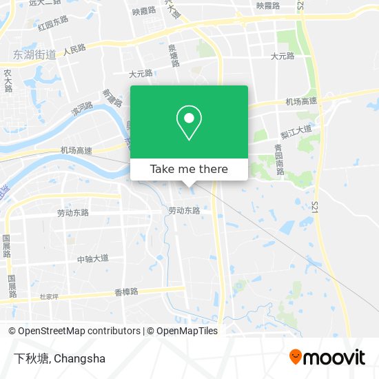 下秋塘 map