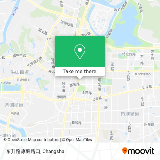 东升路凉塘路口 map