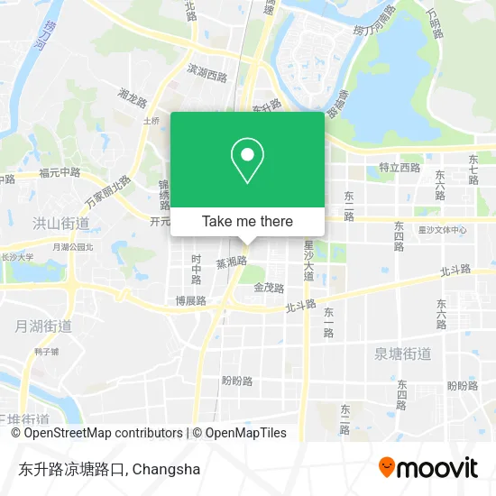 东升路凉塘路口 map