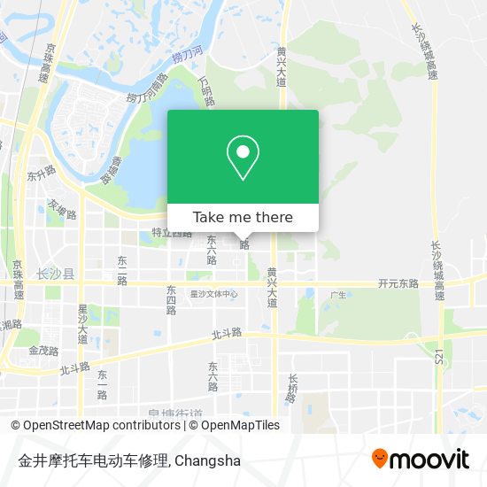 金井摩托车电动车修理 map