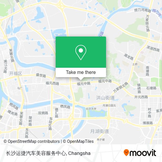 长沙运捷汽车美容服务中心 map