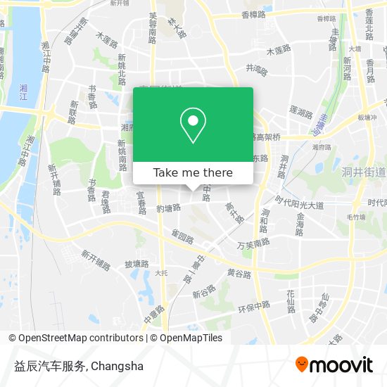 益辰汽车服务 map