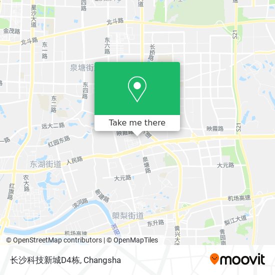 长沙科技新城D4栋 map