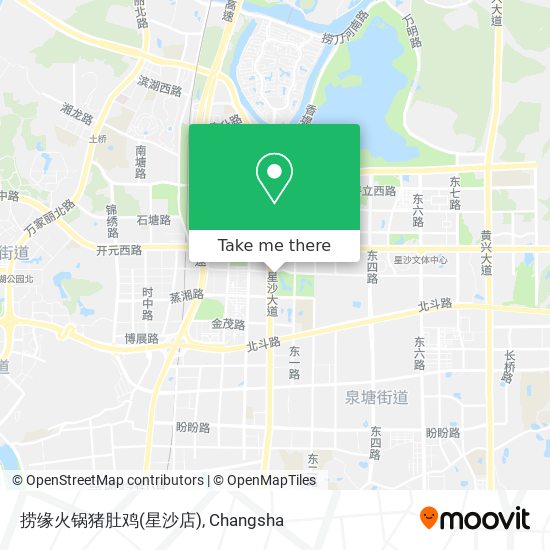 捞缘火锅猪肚鸡(星沙店) map