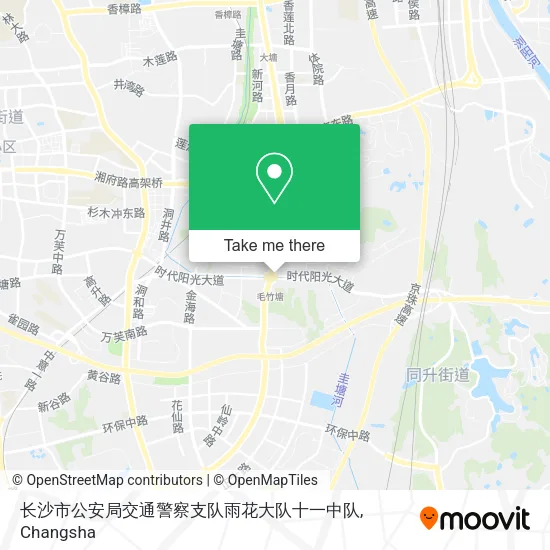 长沙市公安局交通警察支队雨花大队十一中队 map