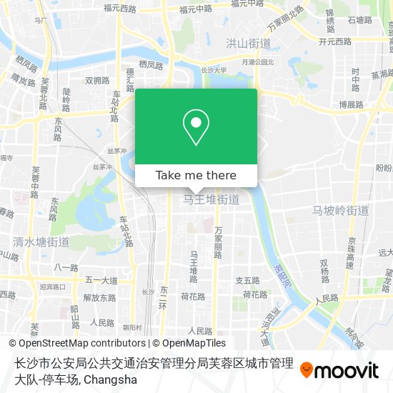长沙市公安局公共交通治安管理分局芙蓉区城市管理大队-停车场 map