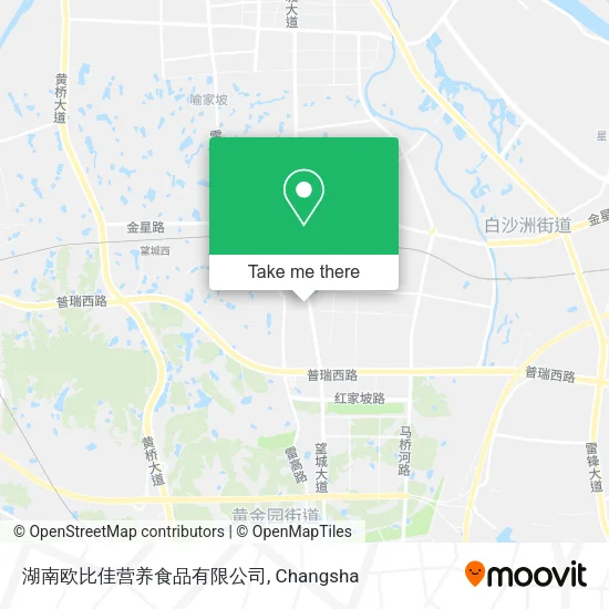 湖南欧比佳营养食品有限公司 map