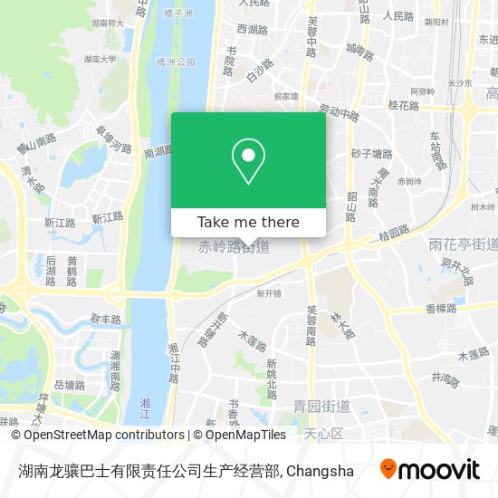 湖南龙骧巴士有限责任公司生产经营部 map