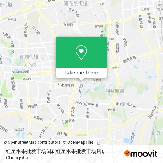 红星水果批发市场6栋(红星水果批发市场店) map