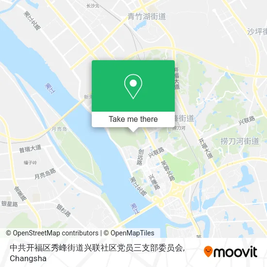 中共开福区秀峰街道兴联社区党员三支部委员会 map