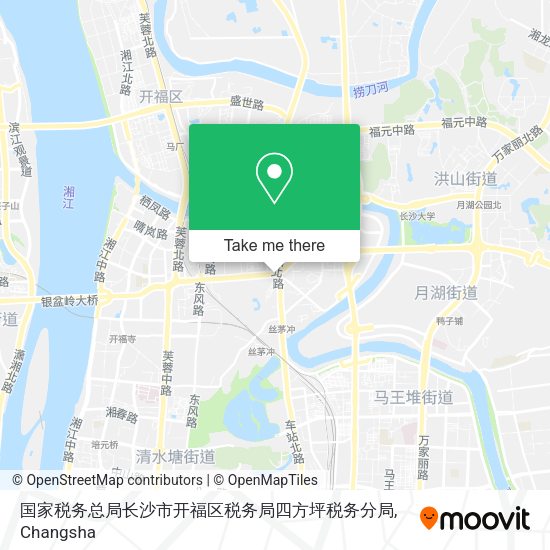 国家税务总局长沙市开福区税务局四方坪税务分局 map