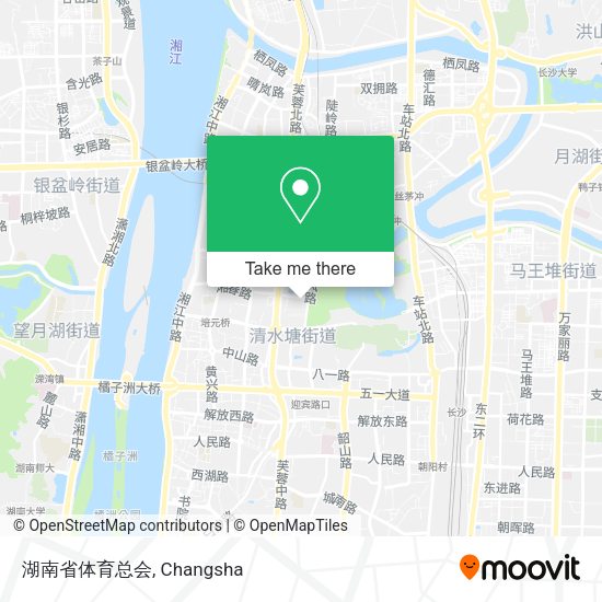 湖南省体育总会 map