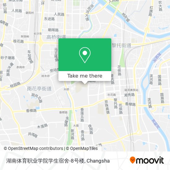 湖南体育职业学院学生宿舍-8号楼 map