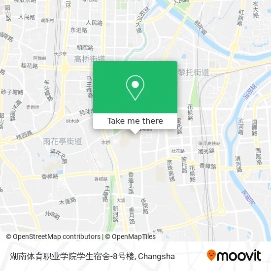 湖南体育职业学院学生宿舍-8号楼 map