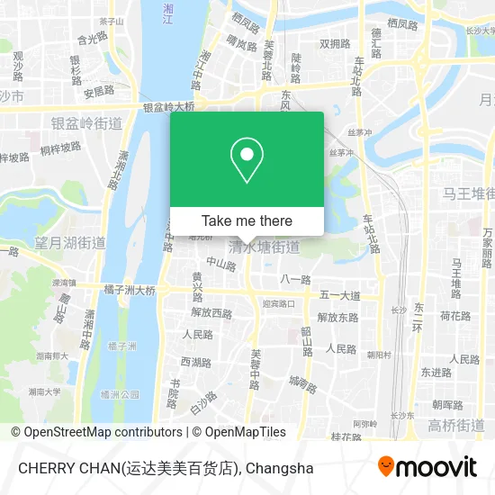 CHERRY CHAN(运达美美百货店) map