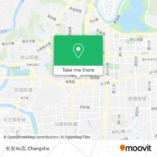 长安4s店 map