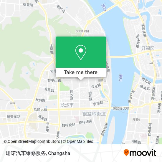 珊诺汽车维修服务 map