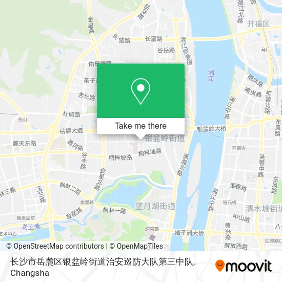 长沙市岳麓区银盆岭街道治安巡防大队第三中队 map