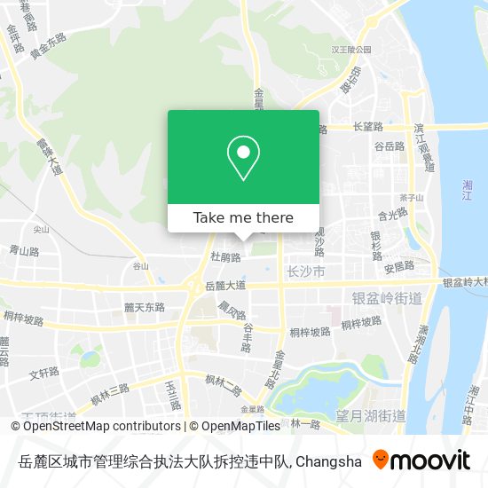 岳麓区城市管理综合执法大队拆控违中队 map