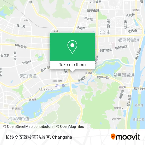 长沙交安驾校西站校区 map