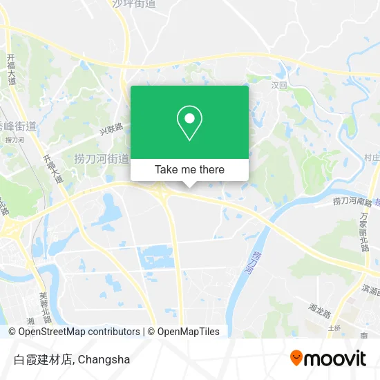 白霞建材店 map