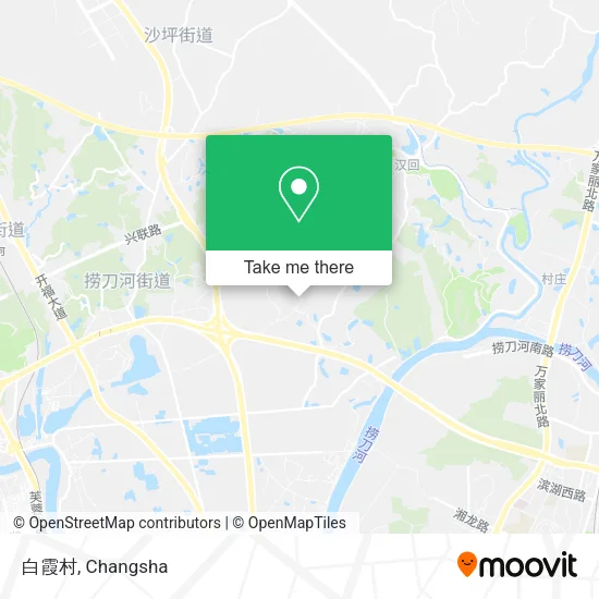 白霞村 map