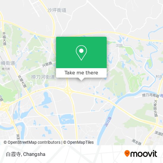 白霞寺 map