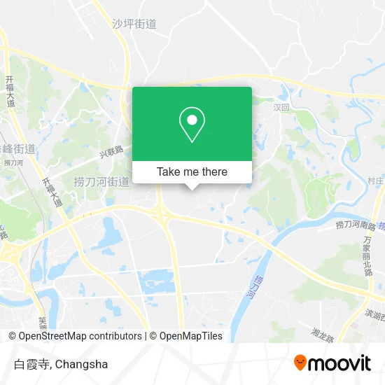 白霞寺 map