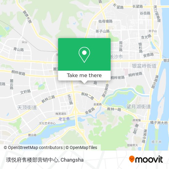 璞悦府售楼部营销中心 map