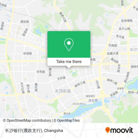 长沙银行(麓政支行) map