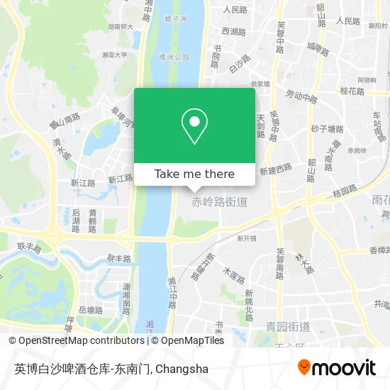 英博白沙啤酒仓库-东南门 map