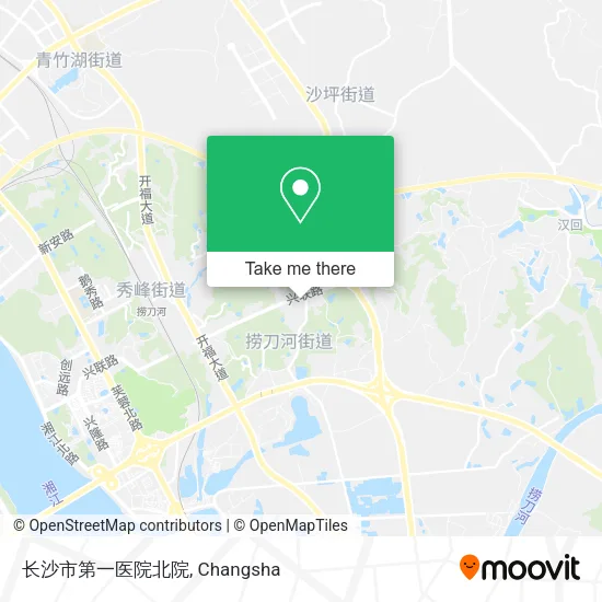 长沙市第一医院北院 map