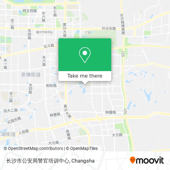 长沙市公安局警官培训中心 map